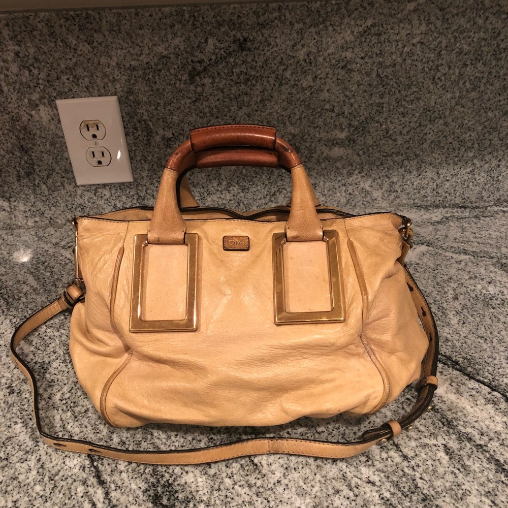 Chloe lamb skin bag